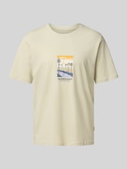 T-Shirt mit Rundhalsausschnitt Modell 'JORSPLIT' von Jack & Jones Beige - 28