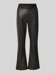 Slim Fit Kunstlederhose in Glattleder-Optik Modell 'FELICE' von CAMBIO - 19