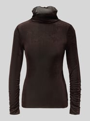Longsleeve mit Raffungen und Stehkragen von Luisa Cerano - 1