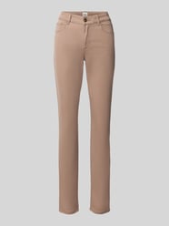 Slim Fit Schmale Hose aus Lyocell-Mix mit Modal-Baumwoll-Anteil Modell 'SHAKIRA' von Brax Beige - 18
