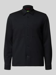 Regular Fit Hemdjacke mit Viskose-Anteil Modell 'Messi' von CINQUE - 6