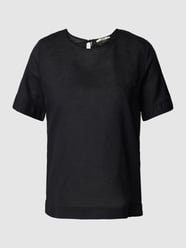 Blusenshirt mit Rundhalsausschnitt von Esprit Schwarz - 10