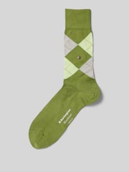 Socken mit Label-Applikation Modell 'MANCHESTER' von Burlington - 12