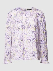 Blouse met ronde hals van Marc Cain Paars - 8
