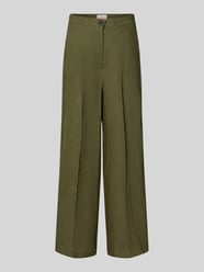 Wide Fit Leinenhose mit Bundfalten Modell 'CLAVA' von EMME - 45
