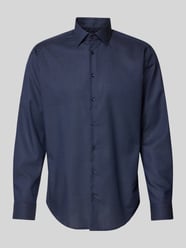 Regular Fit Business-Hemd mit Kentkragen von Christian Berg Men Blau - 36
