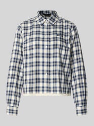 Regular fit overhemdblouse van puur katoen met kant van Oui - 2