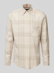 Regular Fit Freizeithemd mit Button-Down-Kragen Modell 'Rickert' von BOSS Orange Beige - 41