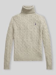 Kaschmirpullover mit Rollkragen von Polo Ralph Lauren Beige - 18