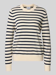 Sweter kaszmirowy o kroju regular fit z efektem dzianiny od Jake*s Casual - 19