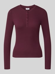Slim Fit Langarmshirt aus Baumwoll-Mix von Jake*s Casual - 1