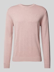 Strickpullover mit Label-Stitching Modell 'BASIC' von Tom Tailor Rosa - 23