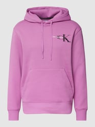 Hoodie mit Label-Detail am Rücken von Calvin Klein Jeans Lila - 27