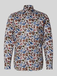 Koszula biznesowa o kroju slim fit z kołnierzykiem typu kent model ‘Savio’ od OLYMP SIGNATURE - 41