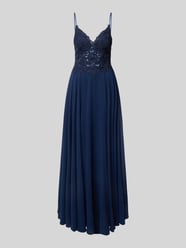 Abendkleid mit Spitzenbesatz von Mascara - 45