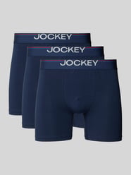 Slim Fit Trunks mit Logo-Stitching im 3er-Pack von Jockey - 7