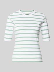 Basic T-Shirt Ringel O-Neck von Christian Berg Woman - 39