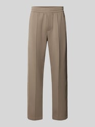 Regular Fit Sweathose mit Label-Details von Emporio Armani Beige - 18