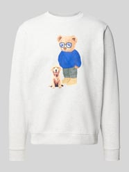 Sweatshirt mit Motiv-Print von CHILL PILL - 8