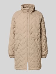 Regular fit lange jas met opstaande kraag, model 'Crown' van FREE/QUENT Beige - 33