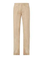 Relaxed Fit Leinenhose mit Eingrifftaschen Modell 'Farina' von Brax Beige - 24