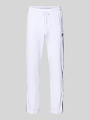 Sweatpants met logostitching model 'CASPIO' van Sergio Tacchini - 5
