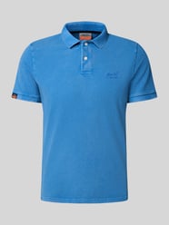 Koszulka polo o kroju regular fit z wyhaftowanym logo od Superdry - 12