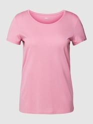 T-shirt met boothals van Jake*s Casual Roze - 8