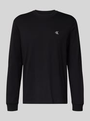 Longsleeve mit Logo-Stitching von Calvin Klein Jeans - 38