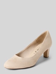 Pumps met kegelvormige hak van Tamaris Beige - 42