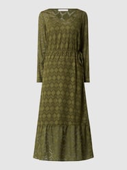 Maxi-jurk met bloemenmotief, model 'Noene'  van FREEBIRD Groen - 6