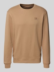 Sweatshirt mit Label-Detail von Scotch & Soda Beige - 45