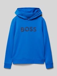 Hoodie mit Label-Print von Boss Blau - 43