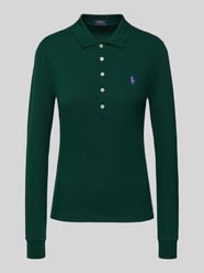 Slim fit poloshirt met labelstitching, model 'JULIE' van Polo Ralph Lauren - 28