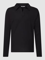 Poloshirt mit Seitenschlitzen von Tiger Of Sweden Schwarz - 32