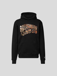 Hoodie mit kontrastivem Label-Print von Billionaire Boys Club Grau / Schwarz - 1