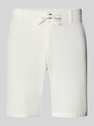 Regular Fit Chinoshorts aus Baumwoll-Leinen-Mix Modell 'BRODY' von Selected Homme - 40