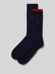 Skarpety długie z bawełny mieszanej w zestawie 2 szt. od Tommy Hilfiger - 33