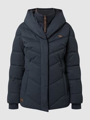 Gewatteerd jack met capuchon, model 'Natesa' - waterdicht van Ragwear Blauw / turquoise - 11
