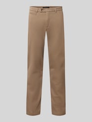 Slim Fit Chino aus Baumwoll-Mix von bugatti Beige - 18