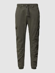 Cargohose im Crinkle-Design von URBAN CLASSICS Grün - 13