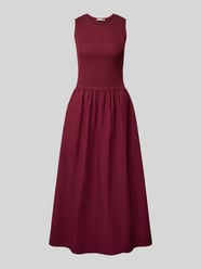 Midikleid in Ripp-Optik von Christian Berg Woman Selection Bordeaux - 5