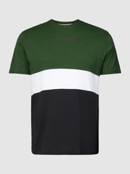 PLUS SIZE T-Shirt im Colour-Blocking-Design Modell 'EREID' von Jack & Jones Plus Grün - 18
