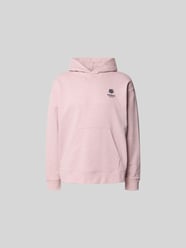Regular Fit Hoodie mit Logo-Stitching von Kenzo Pink - 4