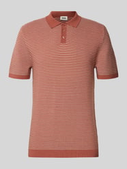 Slim Fit Strick-Poloshirt mit Strukturmuster Modell 'BRAIAN' von DRYKORN - 9