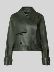 regular fit leren jack van echt lamsleer model 'Satela1' van BOSS - 16