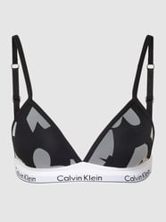 Triangelbeha met logo in band, model 'TRIANGEL' van Calvin Klein Underwear Grijs - 24