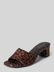 Slippers met all-over motief van Tamaris Beige - 13
