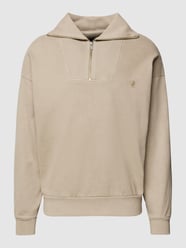 Sweatshirt mit Stehkragen Modell 'ELIANO' von Drykorn Beige - 32