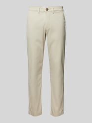 Slim Fit Chino in unifarbenem Design Modell 'NEW Miles' von SELECTED HOMME Beige - 9